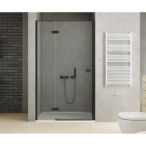 Душевая дверь NEW TRENDY REFLEXA BLACK L 90x200 EXK-4900 черный Душевая дверь NEW TRENDY REFLEXA BLACK L 90x200 EXK-4900 черный