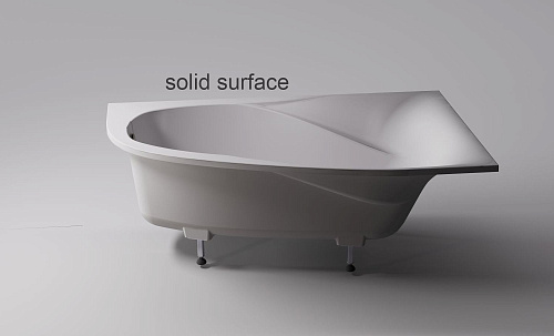 Ванна из искусственного камня Astra-Form Селена 01010081 правая, Solid Surface 1700х1000 Ванна из искусственного камня Astra-Form Селена 01010081 правая, Solid Surface 1700х1000