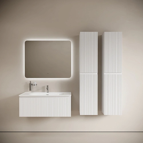 Тумба под раковину SANCOS Code CD100GP 990х453х400 цвет серая платина, подвесная Тумба под раковину SANCOS Code CD100GP 990х453х400 цвет серая платина, подвесная