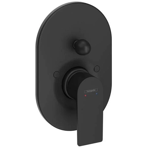 Смеситель для ванны Hansgrohe Rebris E, скрытого монтажа 72459670, матовый черный Смеситель для ванны Hansgrohe Rebris E, скрытого монтажа 72459670, матовый черный