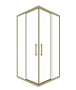 Душевой уголок Timo (T38) TKSS-90/17C-8 900x900x2000, профиль мат золото, стекло прозрачное 8 мм Душевой уголок Timo (T38) TKSS-90/17C-8 900x900x2000, профиль мат золото, стекло прозрачное 8 мм