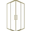 Душевой уголок Timo (T38) TKSS-90/17C-8 900x900x2000, профиль мат золото, стекло прозрачное 8 мм Душевой уголок Timo (T38) TKSS-90/17C-8 900x900x2000, профиль мат золото, стекло прозрачное 8 мм