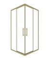 Душевой уголок Timo (T38) TKSS-90/17C-8 900x900x2000, профиль мат золото, стекло прозрачное 8 мм Душевой уголок Timo (T38) TKSS-90/17C-8 900x900x2000, профиль мат золото, стекло прозрачное 8 мм