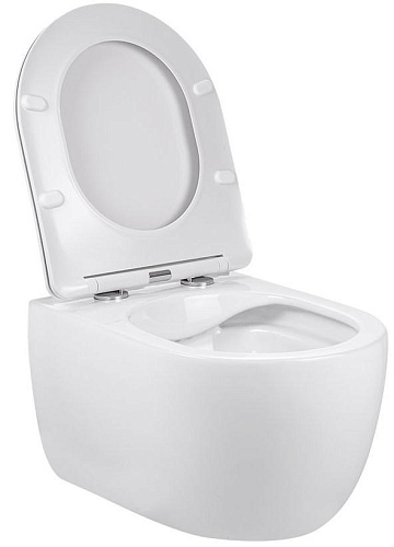 Унитаз подвесной Vincea Evo VT1-34S белый, ультратонкое сиденье soft-close Унитаз подвесной Vincea Evo VT1-34S белый, ультратонкое сиденье soft-close