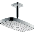 Верхний душ hansgrohe Raindance Select E 300 2jet потолочный, белый/хром 27384400 Верхний душ hansgrohe Raindance Select E 300 2jet потолочный, белый/хром 27384400