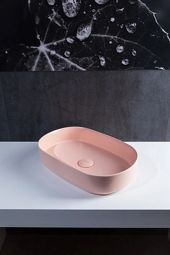 Раковина Allen Brau Fantasy 55 4.11022.SM розовый Раковина Allen Brau Fantasy 55 4.11022.SM розовый