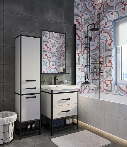 Шторка на ванну STWORKI Стокгольм GV-861 MT 70х150 см, профиль черный матовый 449667 Шторка на ванну STWORKI Стокгольм GV-861 MT 70х150 см, профиль черный матовый 449667