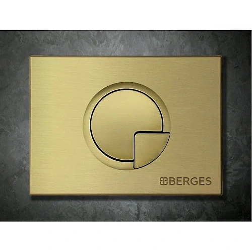Клавиша смыва BERGES NOVUM R8 бронза 040028 Клавиша смыва BERGES NOVUM R8 бронза 040028