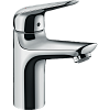 Картинка анонса товара «смеситель для раковины hansgrohe 100, со сливным клапаном push-open, для водонагревателей открытого  71036000.»
