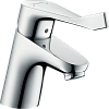 Картинка анонса товара «смеситель для раковины hansgrohe focus без сливного набора, с длинной рукояткой 31914000, хром»