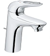 Смеситель для раковины GROHE Eurostyle с донным клапаном, хром (23564003) Смеситель для раковины GROHE Eurostyle с донным клапаном, хром (23564003)