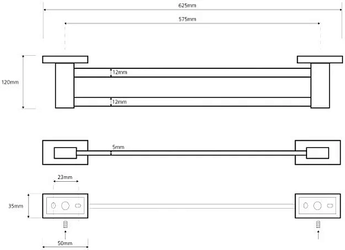 Полотенцедержатель Bemeta PLAZA 118104052 Полотенцедержатель Bemeta PLAZA 118104052