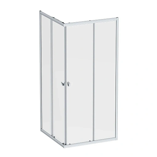 Душевой уголок AM.PM Sunny W87G-403-9090-MT 90x90 серебро, стекло прозрачное Душевой уголок AM.PM Sunny W87G-403-9090-MT 90x90 серебро, стекло прозрачное