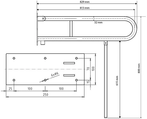 Поручень Bemeta HELP program 301102082N Поручень Bemeta HELP program 301102082N