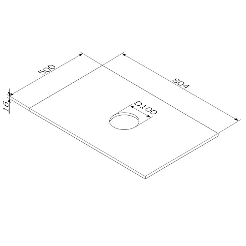 Столешница AM.PM Func M8FST0801WG для тумбы 80 см, белый Столешница AM.PM Func M8FST0801WG для тумбы 80 см, белый