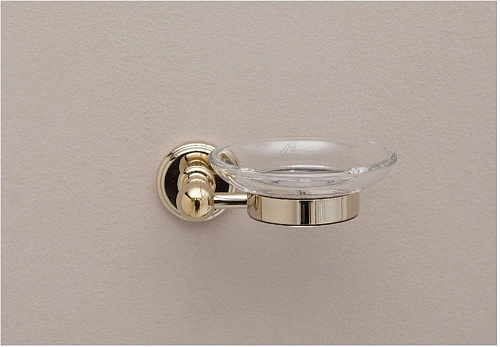 Мыльница Aquanet 4685, золото Мыльница Aquanet 4685, золото