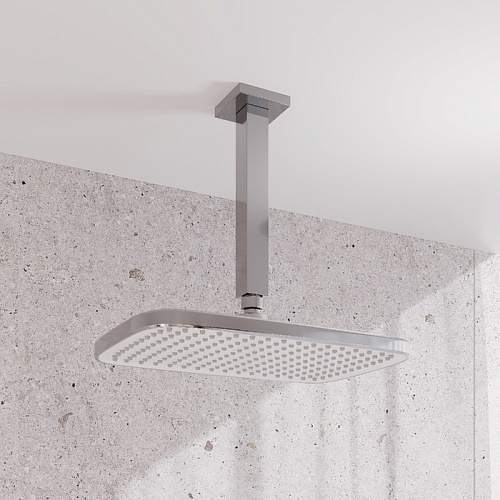 Верхний душ IDDIS Esper (ESP25CSi64) прямоугольный, хром с белым Верхний душ IDDIS Esper (ESP25CSi64) прямоугольный, хром с белым