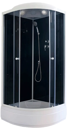 Душевая кабина Parly CM86 850x850 профиль белый, стекло тонированное Душевая кабина Parly CM86 850x850 профиль белый, стекло тонированное