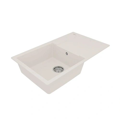 Кухонная мойка Lemark IMANDRA 840 врезная из кварцгранита, с крылом, Жасмин 9910034 Кухонная мойка Lemark IMANDRA 840 врезная из кварцгранита, с крылом, Жасмин 9910034