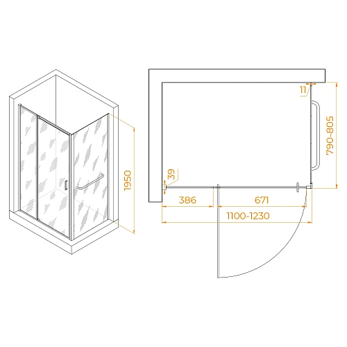 Душевой уголок RGW PA-078-1B (RGW PA-008B + Z-060-2B) 1100x800 мм 3508078118-14 черный Easy Clean Душевой уголок RGW PA-078-1B (RGW PA-008B + Z-060-2B) 1100x800 мм 3508078118-14 черный Easy Clean