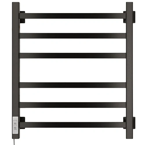 Полотенцесушитель электрический Ника STEP-1 60/50 RAL9005 черный матовый левый тэн STEP-1 60/50 черн мат лев Полотенцесушитель электрический Ника STEP-1 60/50 RAL9005 черный матовый левый тэн STEP-1 60/50 черн мат лев