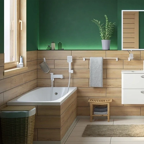 Смеситель для ванны IDDIS Slide (SLIWT00i02) белый матовый Смеситель для ванны IDDIS Slide (SLIWT00i02) белый матовый