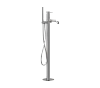 Картинка анонса товара «смеситель для ванны remer x style inox ssx08, нержавеющая сталь»
