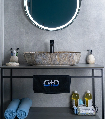 Раковина Gid Mnc346T 54471 накладная под камень глянцевая 61x41x14 Раковина Gid Mnc346T 54471 накладная под камень глянцевая 61x41x14