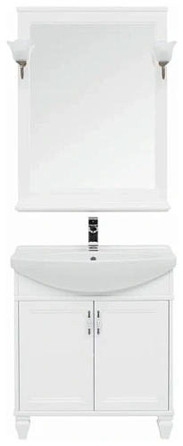 Комплект мебели Aquanet Валенса NEW 65 белый 00240419 Комплект мебели Aquanet Валенса NEW 65 белый 00240419