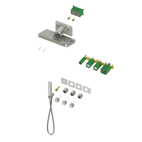 Душевая система Timo Petruma SX-5249/00SM встраиваемая с термостатом хром Душевая система Timo Petruma SX-5249/00SM встраиваемая с термостатом хром