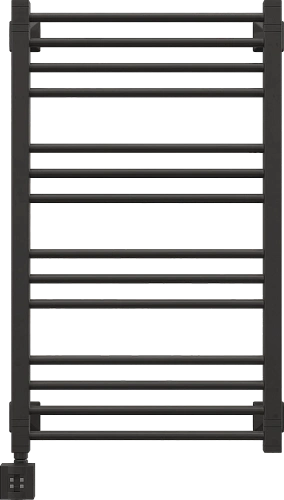 Полотенцесушитель электрический EWRIKA Кассандра Pt 90x50 L, черный матовый 510456 Полотенцесушитель электрический EWRIKA Кассандра Pt 90x50 L, черный матовый 510456