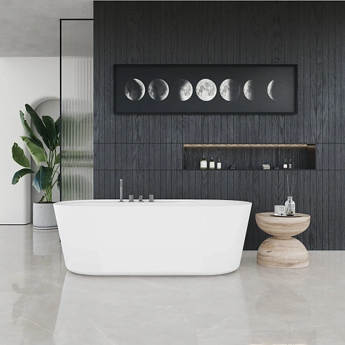 Ванна отдельностоящая AQUAme AQM3505MW-L белый Ванна отдельностоящая AQUAme AQM3505MW-L белый