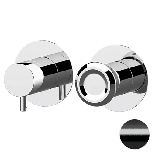 Смеситель для душа Remer Element ET93ZPCFP, черный брашированный хром Смеситель для душа Remer Element ET93ZPCFP, черный брашированный хром