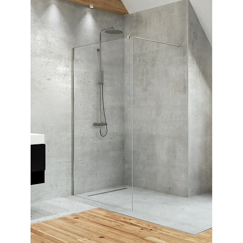 Душевая перегородка NEW TRENDY VELIO 120x200 D-0137B (хром) Душевая перегородка NEW TRENDY VELIO 120x200 D-0137B (хром)