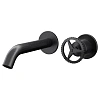 Смеситель для раковины Remer Chrono CH15PCFP, черный брашированный хром