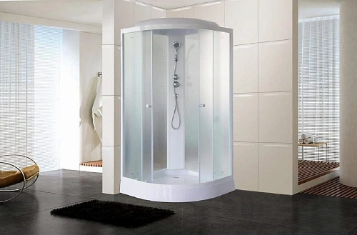 Душевая кабина Parly EF831 800x800 профиль белый, стекло матовое Душевая кабина Parly EF831 800x800 профиль белый, стекло матовое