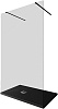 Душевая перегородка Allen Brau Infinity 2 120 3.21046.BBA.T черный брашированный