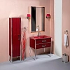 Тумба под раковину Armadi Art Monaco 80см бордо глянец + хром под раковину 866-080-RCR Тумба под раковину Armadi Art Monaco 80см бордо глянец + хром под раковину 866-080-RCR