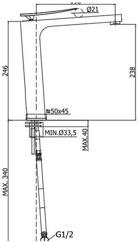 Смеситель для раковины Paffoni Elys ELY081CR Смеситель для раковины Paffoni Elys ELY081CR