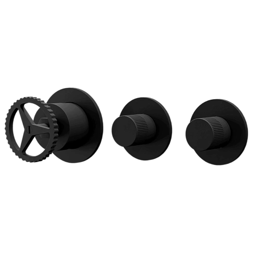 Смеситель для душа Remer Chrono CH98D2PWBNO, черный матовый Смеситель для душа Remer Chrono CH98D2PWBNO, черный матовый