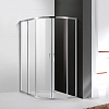 Картинка анонса товара «душевой уголок cezares molveno-rh-2-130/100-c-cr-iv 130x100см стекло прозрачное, профиль хром»
