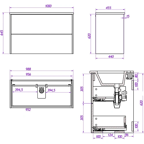 Тумба под раковину La Fenice Tesoro Platina 100 FNC-01-TES-PB-100-2 белый Тумба под раковину La Fenice Tesoro Platina 100 FNC-01-TES-PB-100-2 белый
