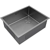 Кухонная мойка Paulmark NEXT-SKEW 54 UNI, PM885444-MG, матовый серый, 540х440мм 1,2мм Кухонная мойка Paulmark NEXT-SKEW 54 UNI, PM885444-MG, матовый серый, 540х440мм 1,2мм
