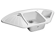 Кухонная мойка GranFest Corner C-1040 E иней иней Кухонная мойка GranFest Corner C-1040 E иней иней