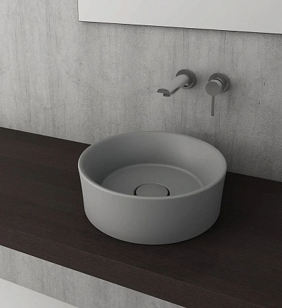 Раковина BOCCHI Vessel 1174-006-0125 серая матовая Раковина BOCCHI Vessel 1174-006-0125 серая матовая