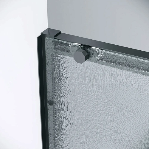 Душевая дверь GROSSMAN Style 100.K33.05.110.21.02 (110x195) черный матовый, стекло шиншилла Душевая дверь GROSSMAN Style 100.K33.05.110.21.02 (110x195) черный матовый, стекло шиншилла