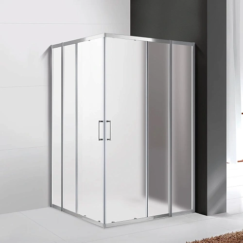 Душевой уголок CEZARES MOLVENO-AH-22-130/120-P-Cr УГЛОВОЙ 130x120см стекло рифленое, профиль хром Душевой уголок CEZARES MOLVENO-AH-22-130/120-P-Cr УГЛОВОЙ 130x120см стекло рифленое, профиль хром