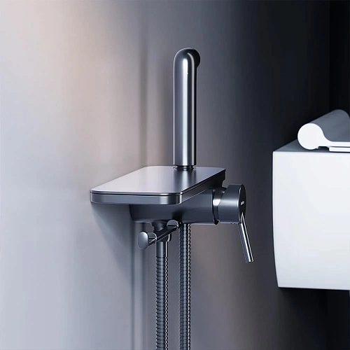 Гигиенический душ Damixa Origin Bit 773500300 черный матовый Гигиенический душ Damixa Origin Bit 773500300 черный матовый