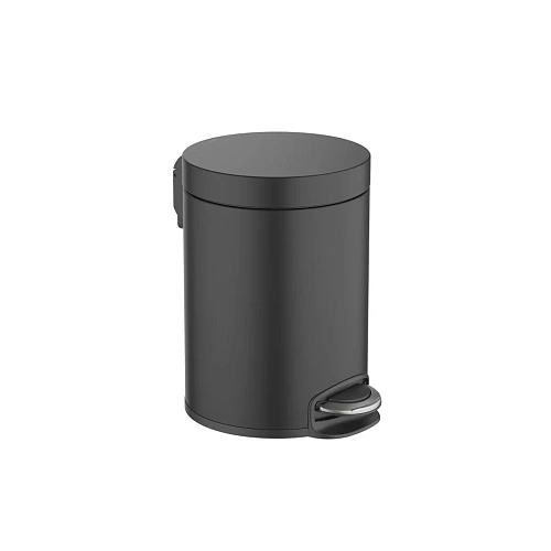Ведро для мусора Aquatek AQ4991MB черный матовый Ведро для мусора Aquatek AQ4991MB черный матовый