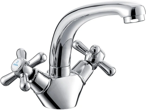 Смеситель для раковины KAISER Carlson 11011 двухрычажный Смеситель для раковины KAISER Carlson 11011 двухрычажный